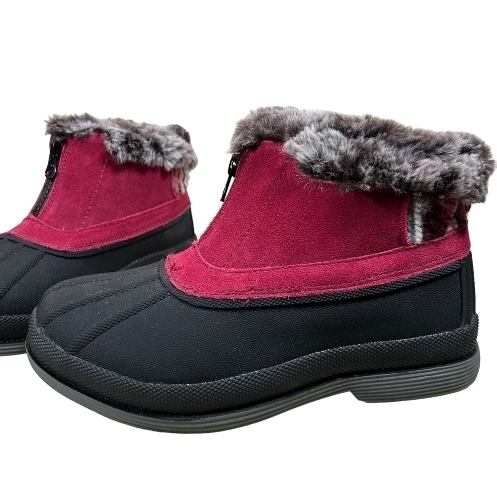 NWOT Propet Lumi Ankle Zip 5.5 inch Women's Waterproof Boot Berry Size 6M